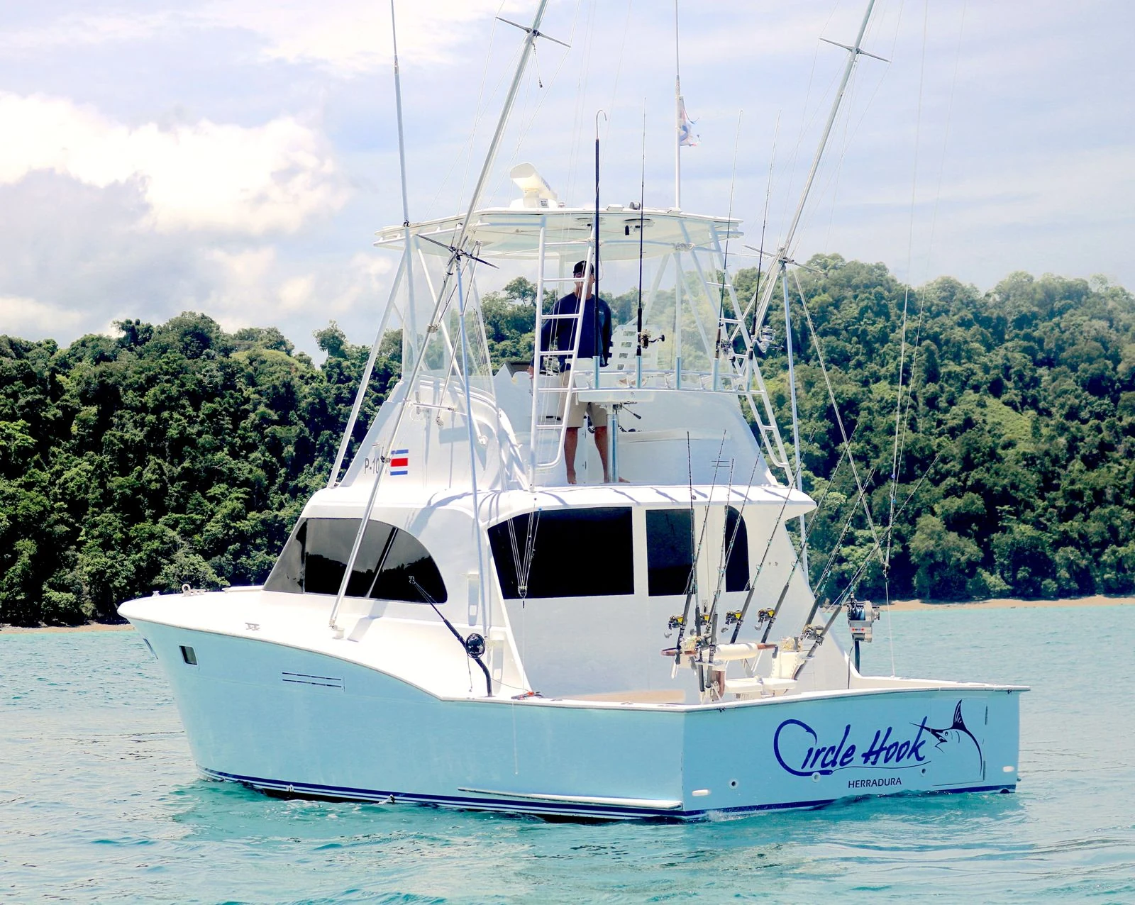 37' Hatteras fishing charter boat