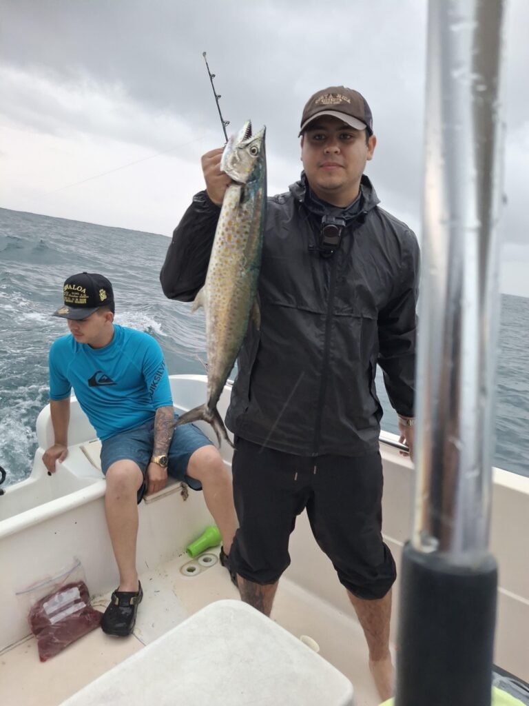 Coastal game fish caught on an inshore fishing charter near Jaco Costa Rica in July 2026